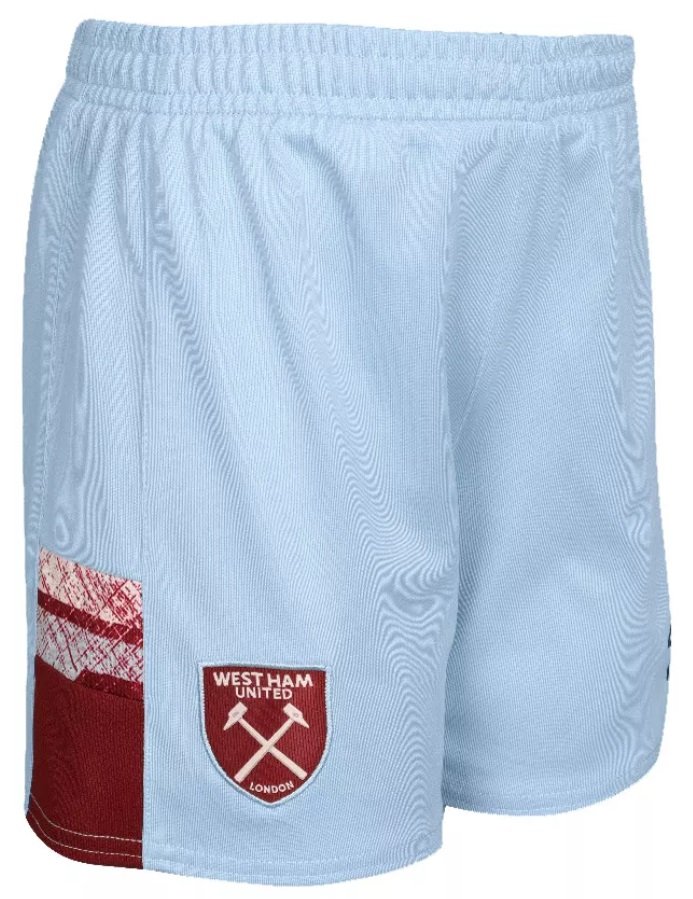 Calção I West Ham 2022 2023 Umbro oficial 